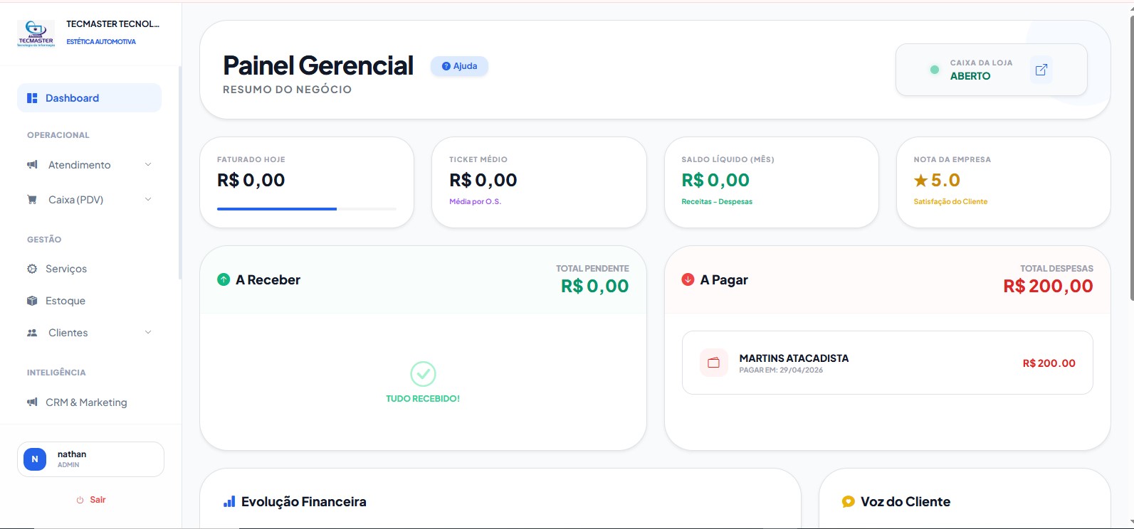 Tela do Sistema 1