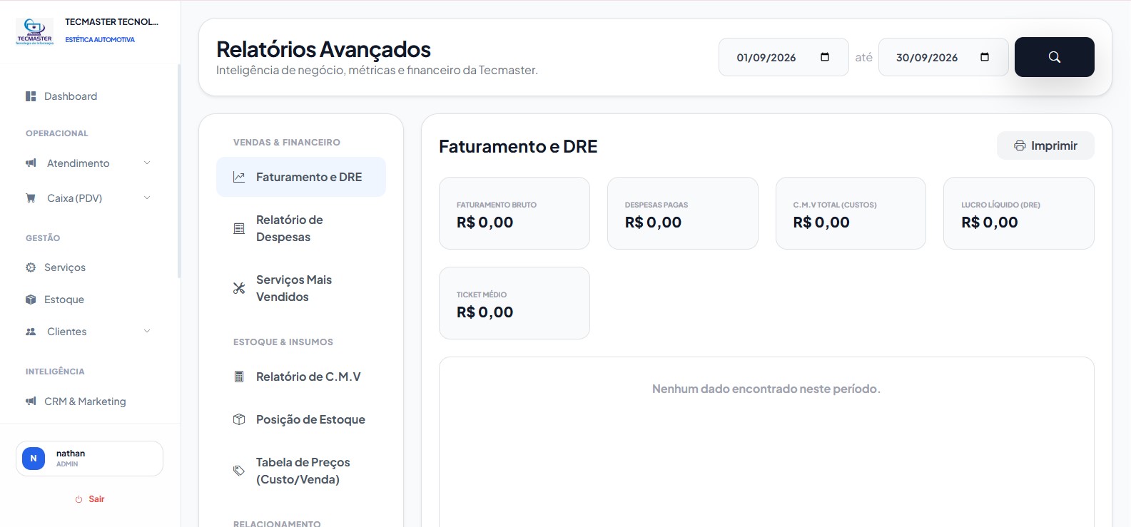 Tela do Sistema 9
